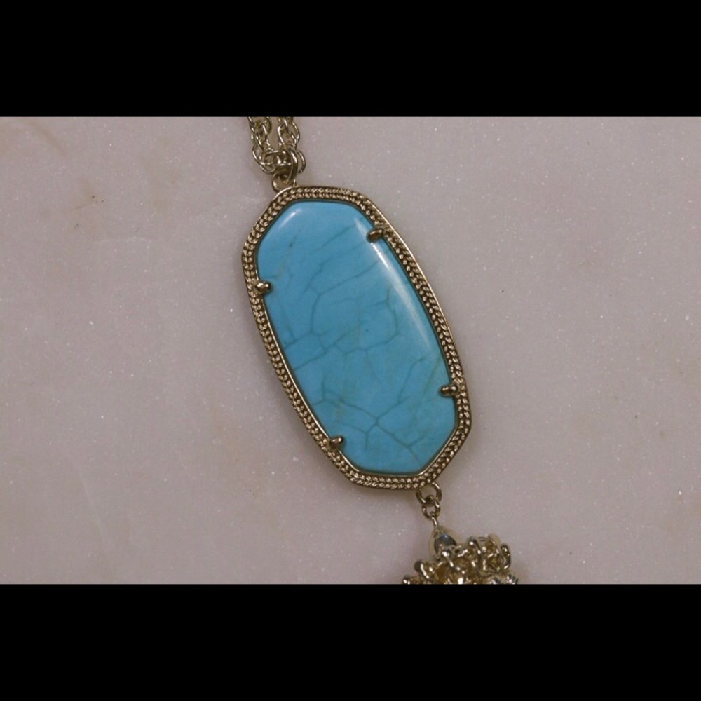 Kendra Scott Turquoise Rayne Necklace
